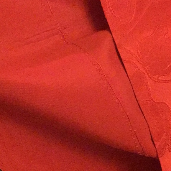 Vintage 1950’s Red Brocade Party Dress - Picture 10 of 16